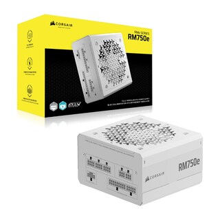 Foto 7 | Fuente De Alimentación Corsair Rm750e (2025) Totalmente Modular 750w Blanca - Venta Internacional.