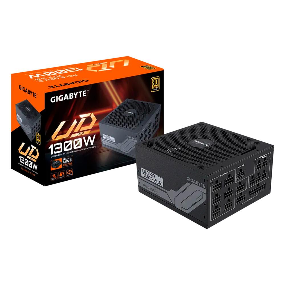 Foto 2 pulgar | Fuente De Poder Pc 1300w Gamer Gigabyte Ud1300gm Pg5 80 Plus Gold Modular Gp-ud1300gm Pg5 Gus1