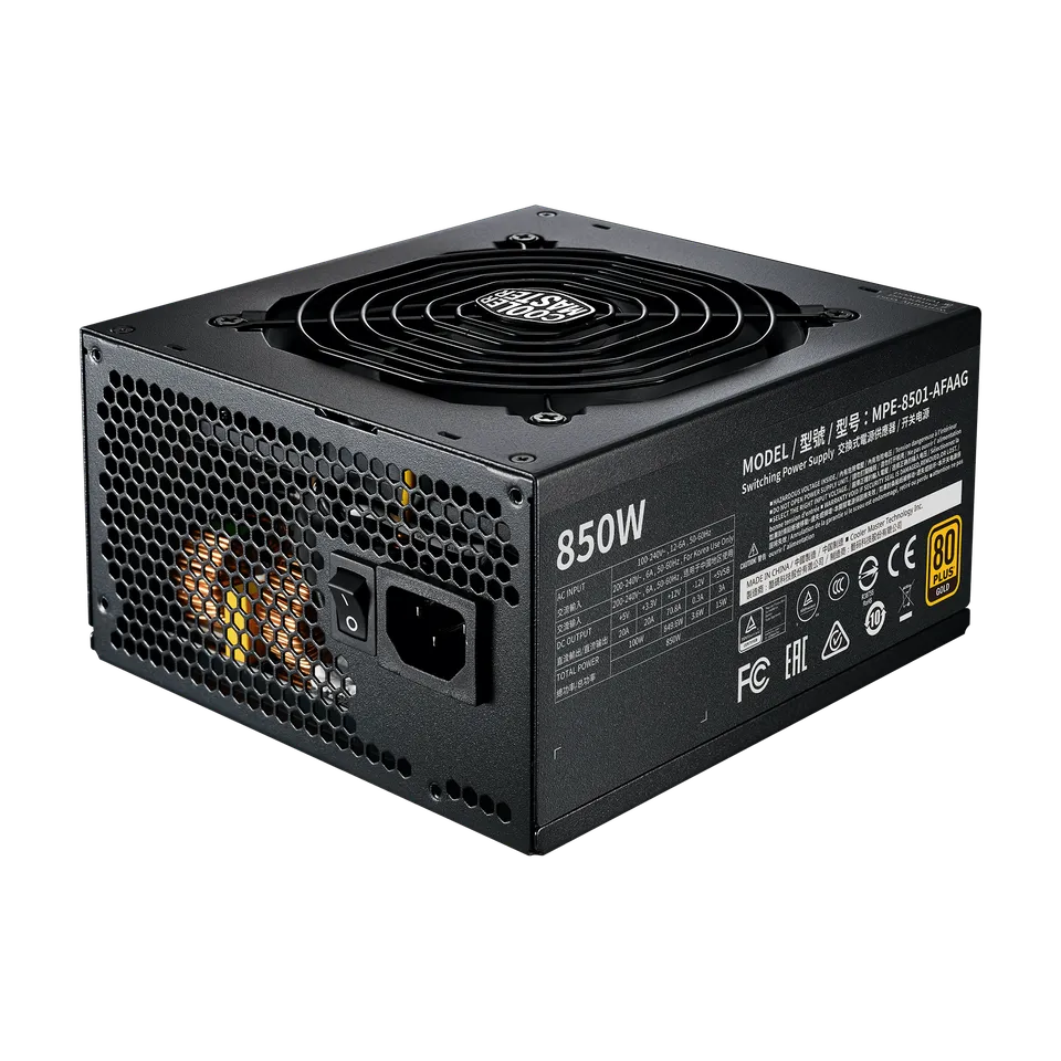 Foto 3 pulgar | Fuente Cooler Master 850w Mwe V2 80plus Gold Full Modular Mpe-8501-afaag-3u2