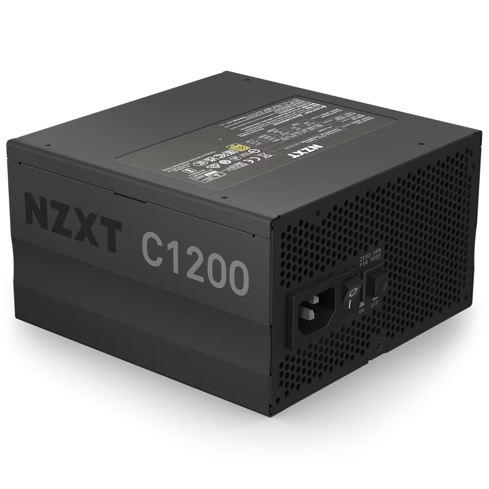 Foto 4 pulgar | Fuente Nzxt C1200 1200w Negra Atx 3.0 Gold Full Modular Pcie5.0 Pa-2g1bb-us
