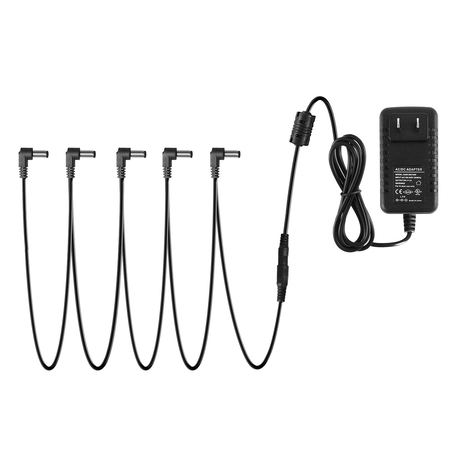 Foto 1 | Adaptador De Fuente De Alimentación Para Pedal De Guitarra Donner Dpa-1 9v Dc 1a - Venta Internacional.