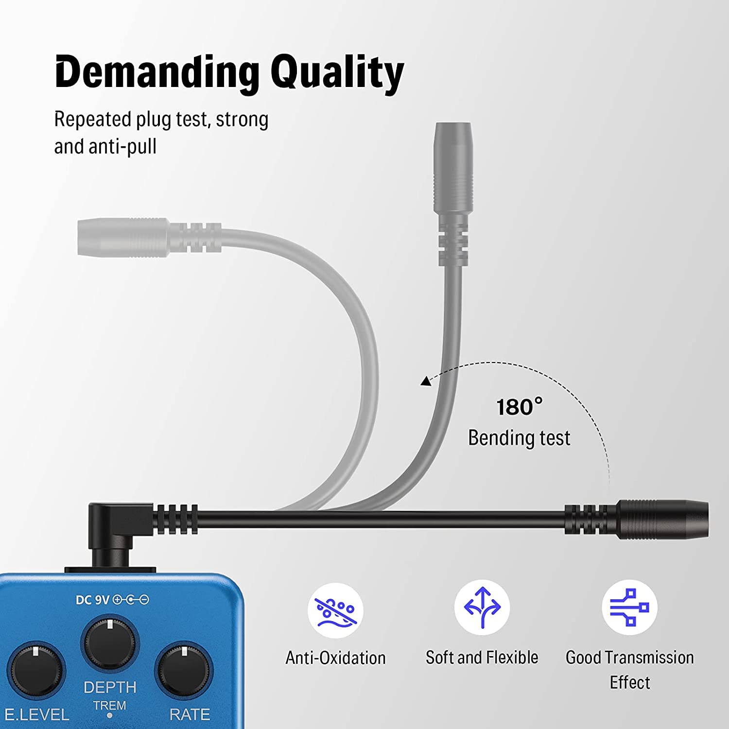 Foto 7 pulgar | Adaptador De Fuente De Alimentación Para Pedal De Guitarra Donner Dpa-1 9v Dc 1a - Venta Internacional.