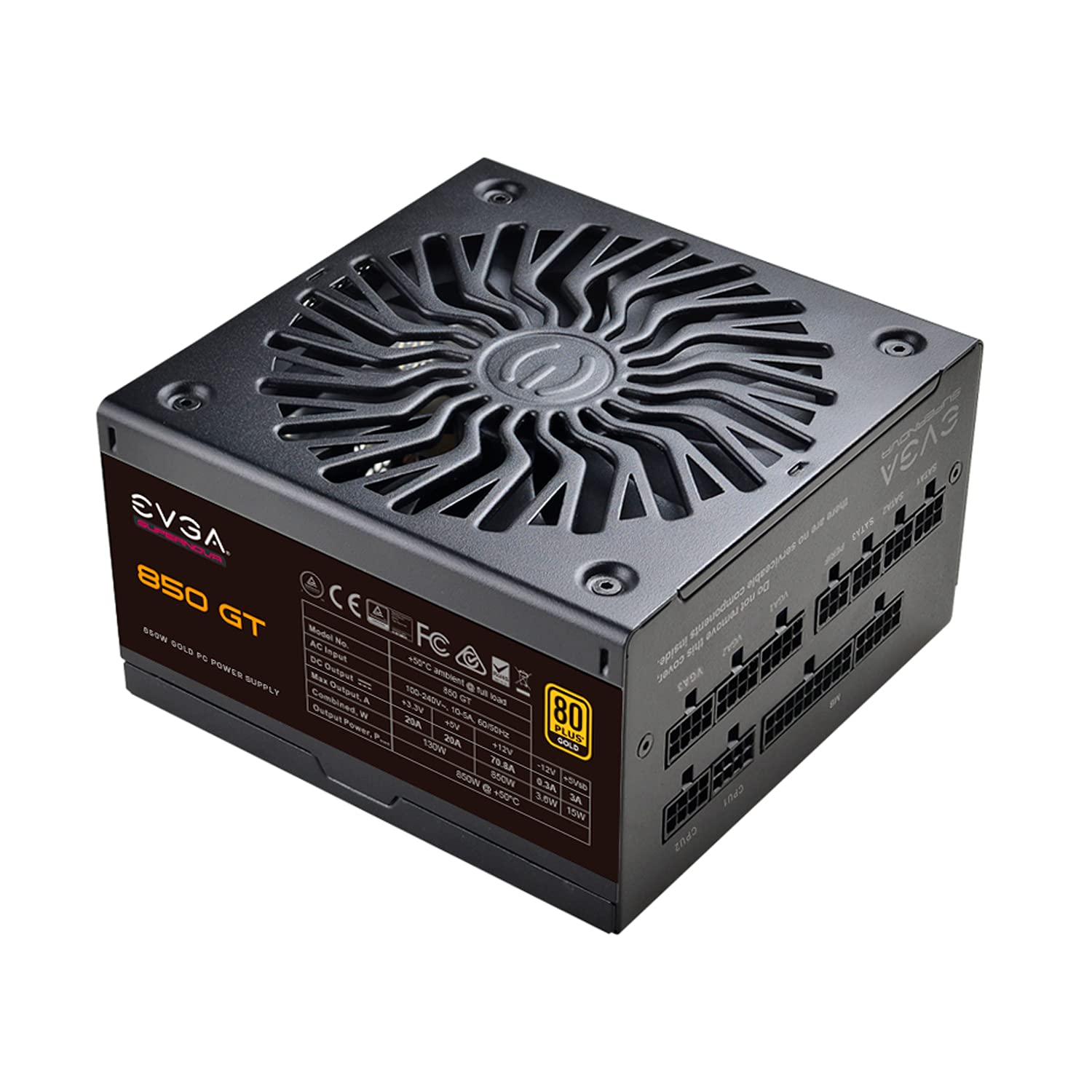 Foto 3 pulgar | Fuente De Alimentación Evga 850 Gt 80 Plus Gold 850w Totalmente Modular - Venta Internacional.