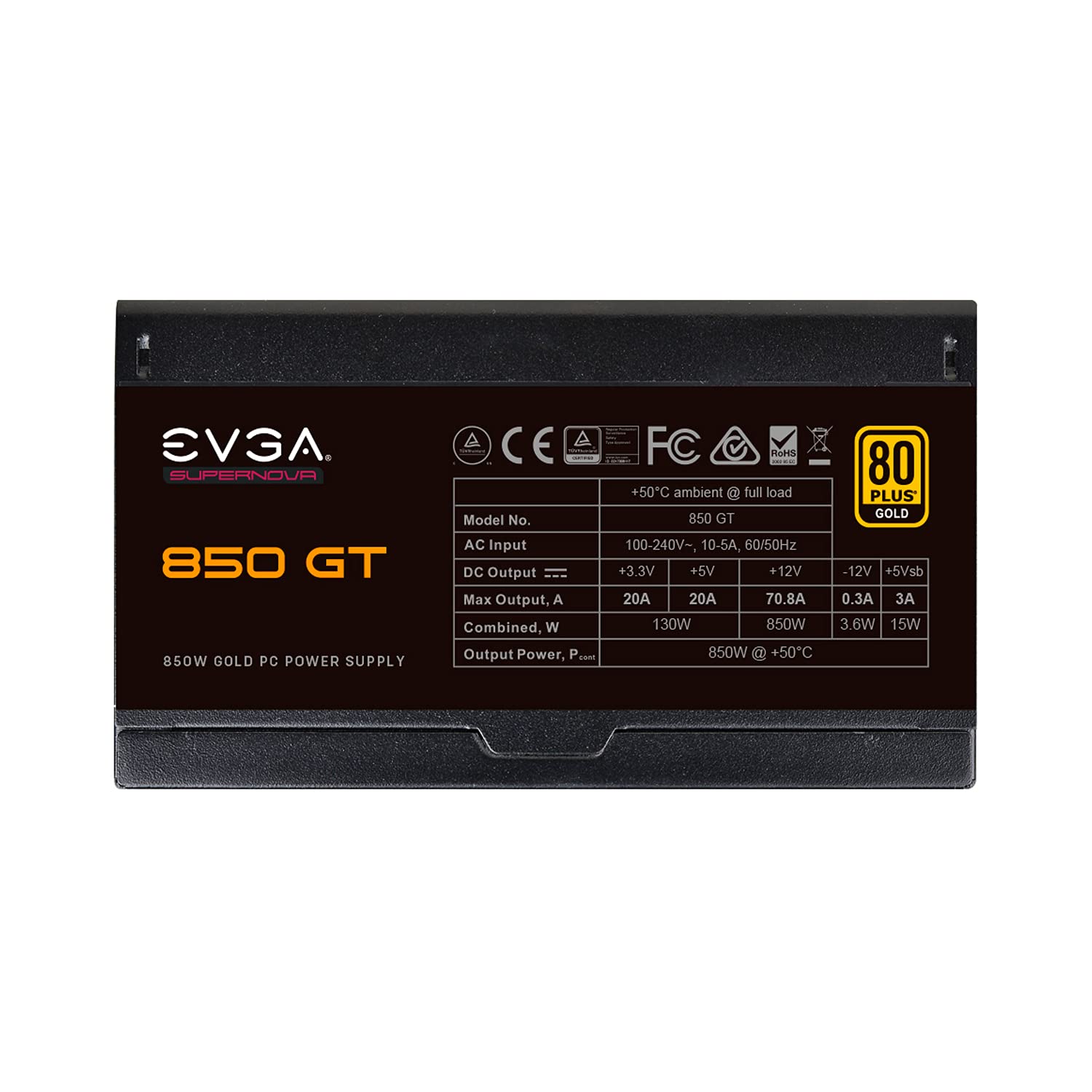 Foto 6 | Fuente De Alimentación Evga 850 Gt 80 Plus Gold 850w Totalmente Modular - Venta Internacional.