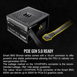 Foto 4 | Fuente De Alimentación Thermaltake Smart Bm3 750w 80plus Bronze - Venta Internacional.