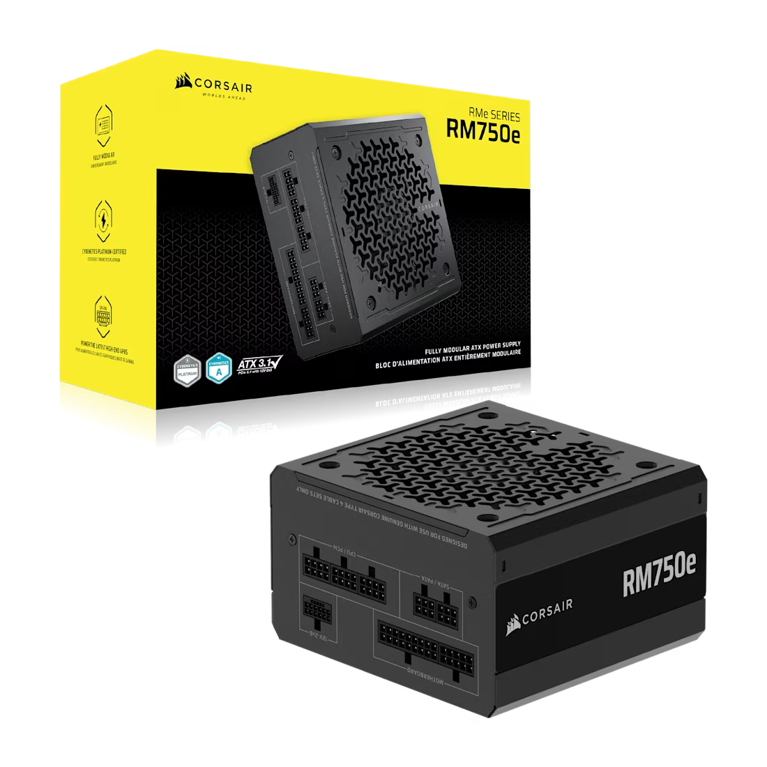 Foto 1 | Fuente Corsair Rm750e 750w 80 Plus Gold Pcie 5.1 Modular Cp-9020295-na