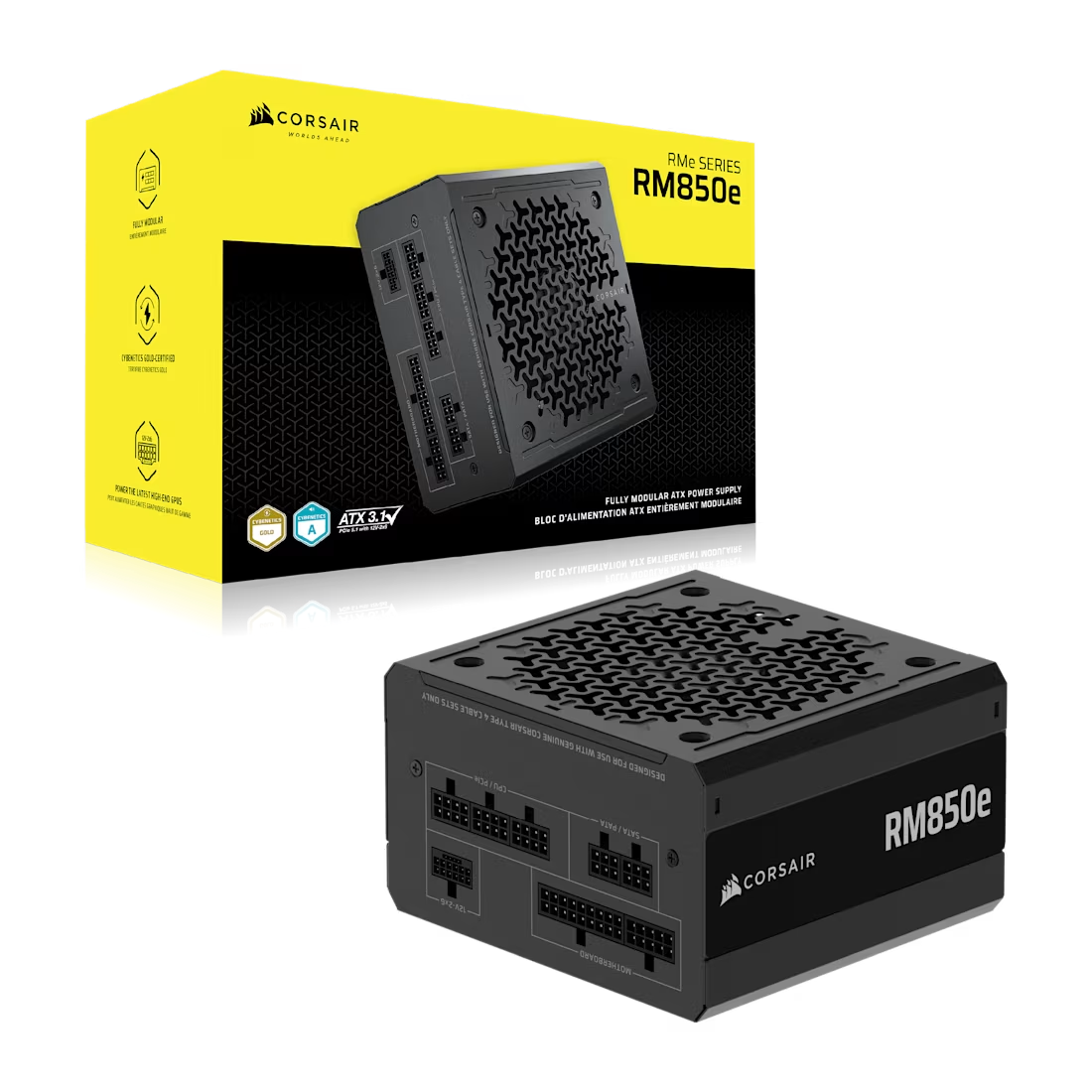 Foto 2 pulgar | Fuente Corsair Rm850e 850w 80 Plus Gold Pcie 5.1 Modular Cp-9020296-na
