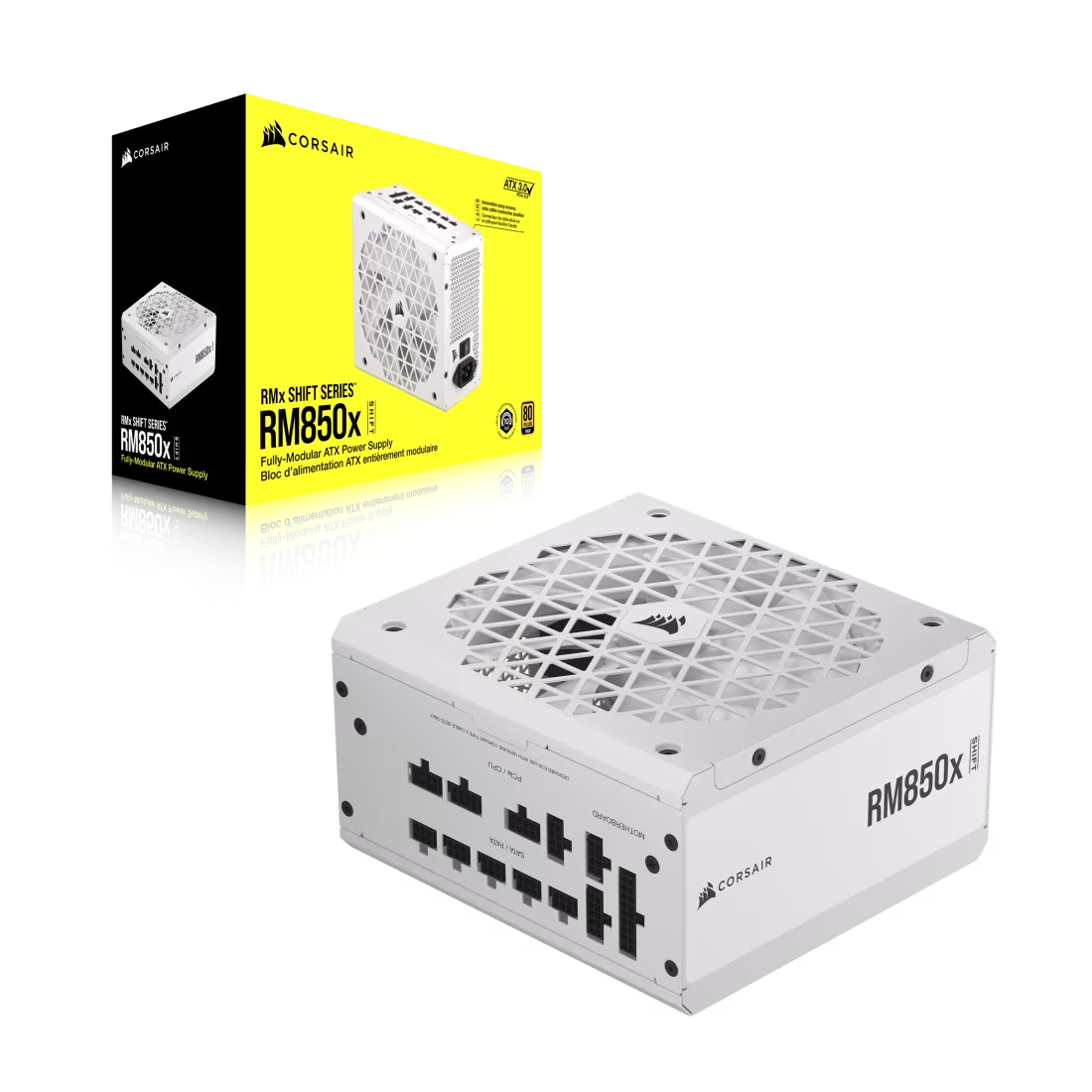 Foto 6 pulgar | Fuente Corsair Rm850x 850w 80 Plus Gold Modular Blanco Cp-9020274-na