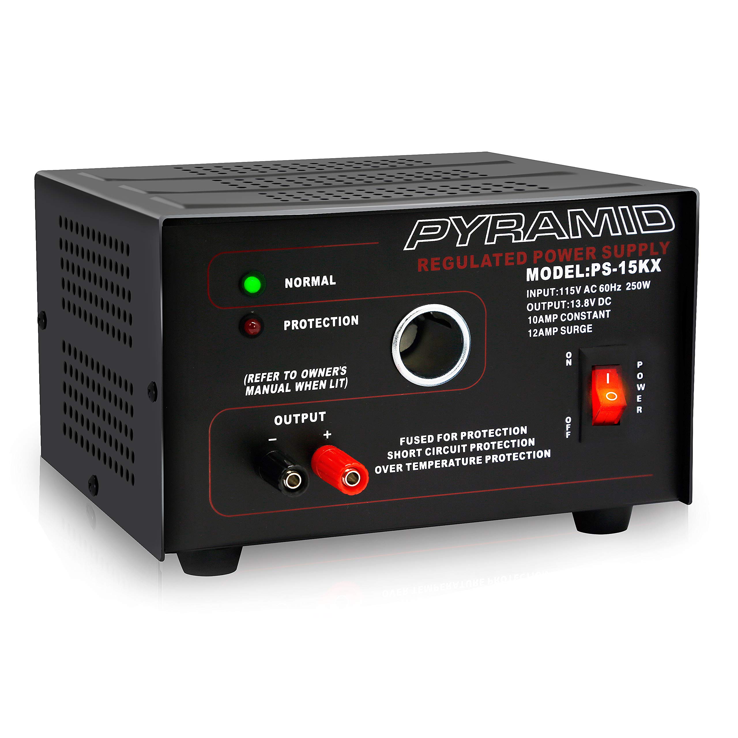 Foto 1 | Fuente De Alimentación De Sobremesa Pyramid Ps15k.5 10 A 13,8 V Dc 115 V Ac 250 W - Venta Internacional.