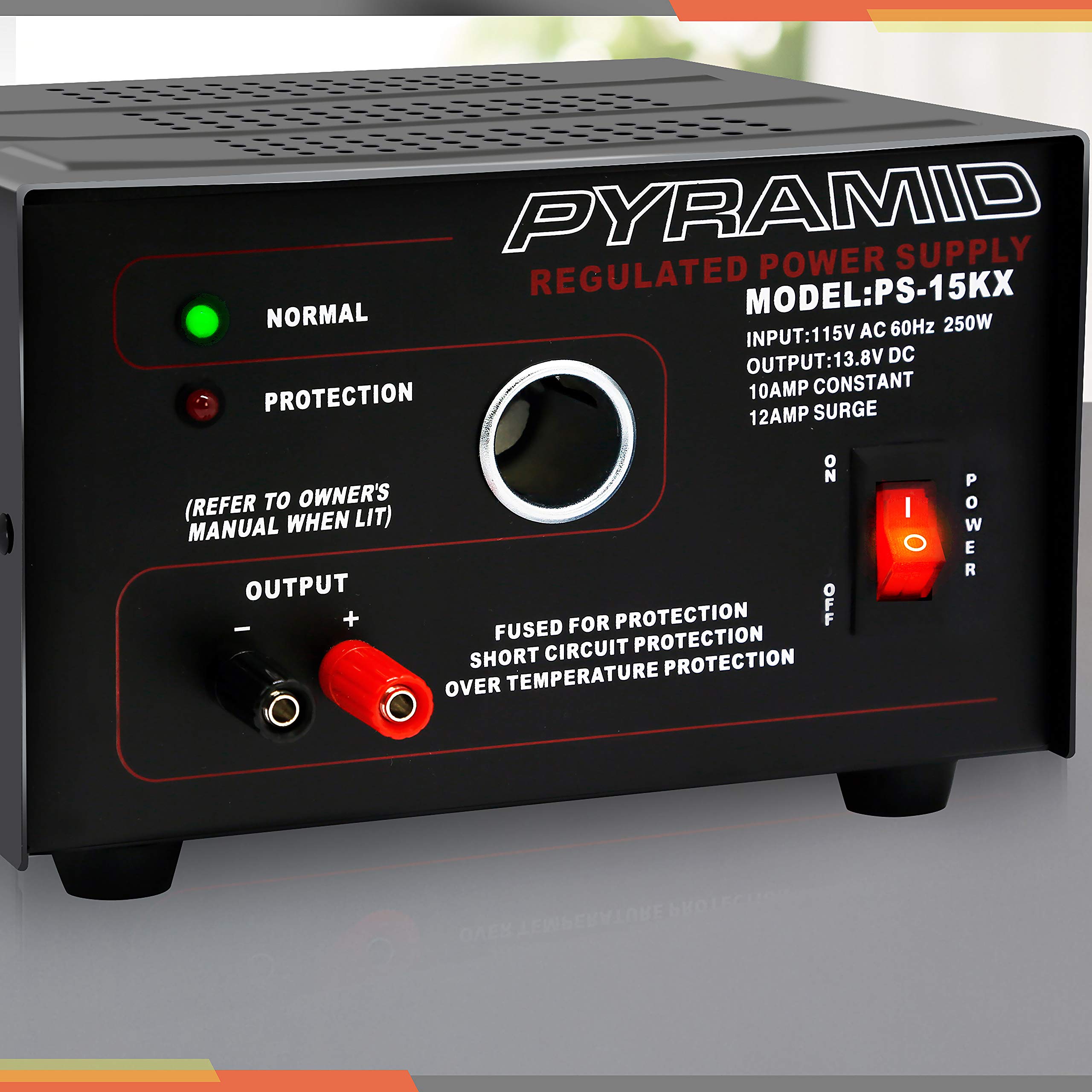 Foto 7 pulgar | Fuente De Alimentación De Sobremesa Pyramid Ps15k.5 10 A 13,8 V Dc 115 V Ac 250 W - Venta Internacional.