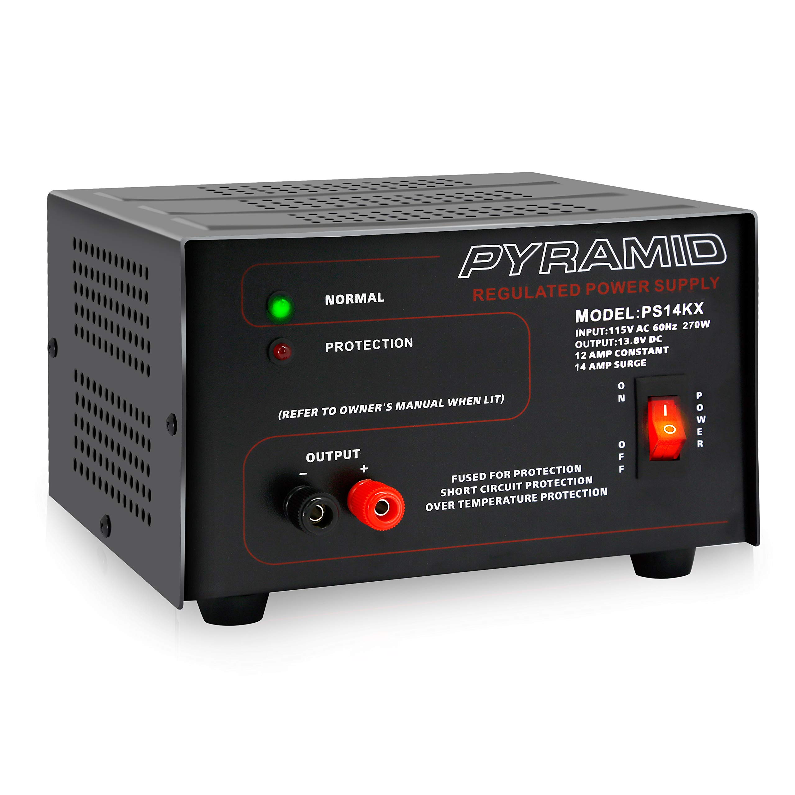 Foto 2 pulgar | Fuente De Alimentación De Sobremesa Pyramid Ps14kx.5 12 A 13,8 V Dc 115 V Ac 270 W - Venta Internacional.