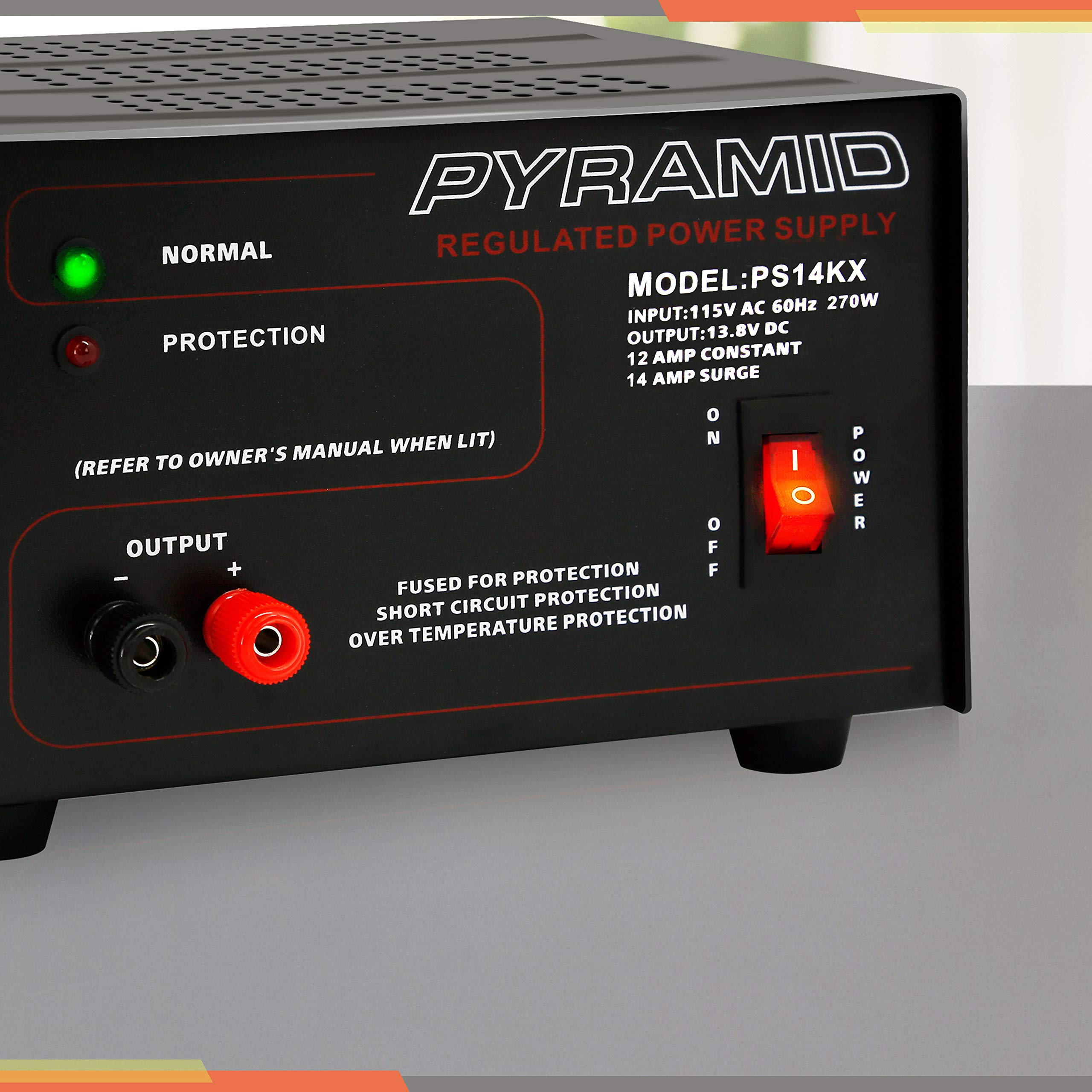 Foto 7 pulgar | Fuente De Alimentación De Sobremesa Pyramid Ps14kx.5 12 A 13,8 V Dc 115 V Ac 270 W - Venta Internacional.