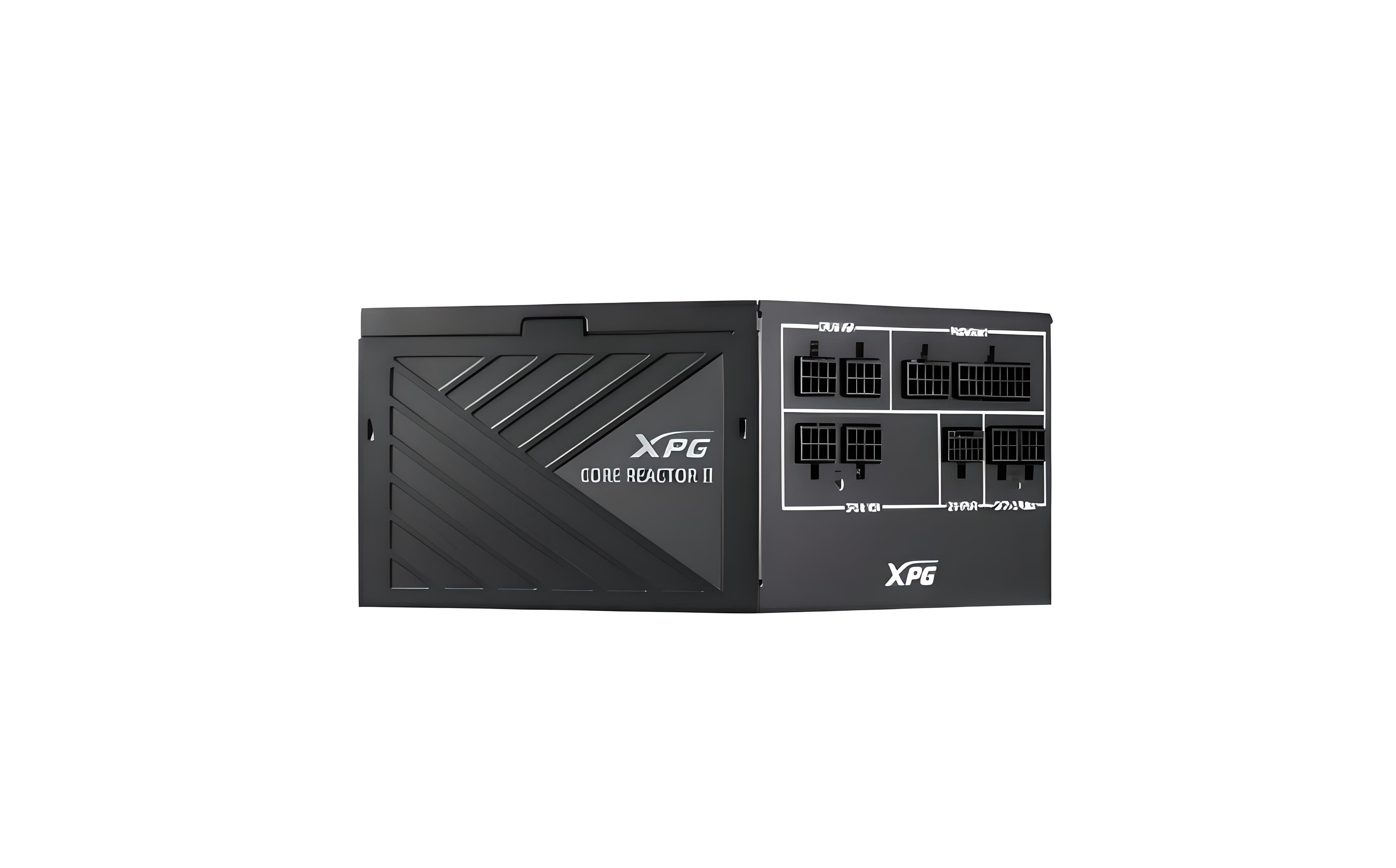 Foto 2 pulgar | Fuente De Poder Xpg Core Reactor Ii 80 Plus Gold, Modular, 24-pin Atx, 120mm, 650w