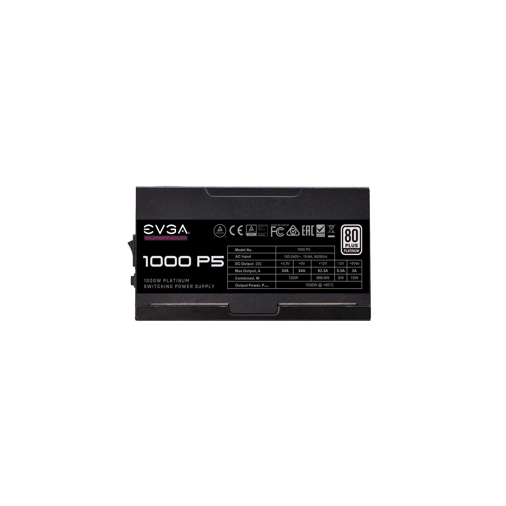Foto 7 pulgar | Fuente De Alimentación Evga Supernova 1000 P5 1000w 80 Plus Platinum - Venta Internacional.