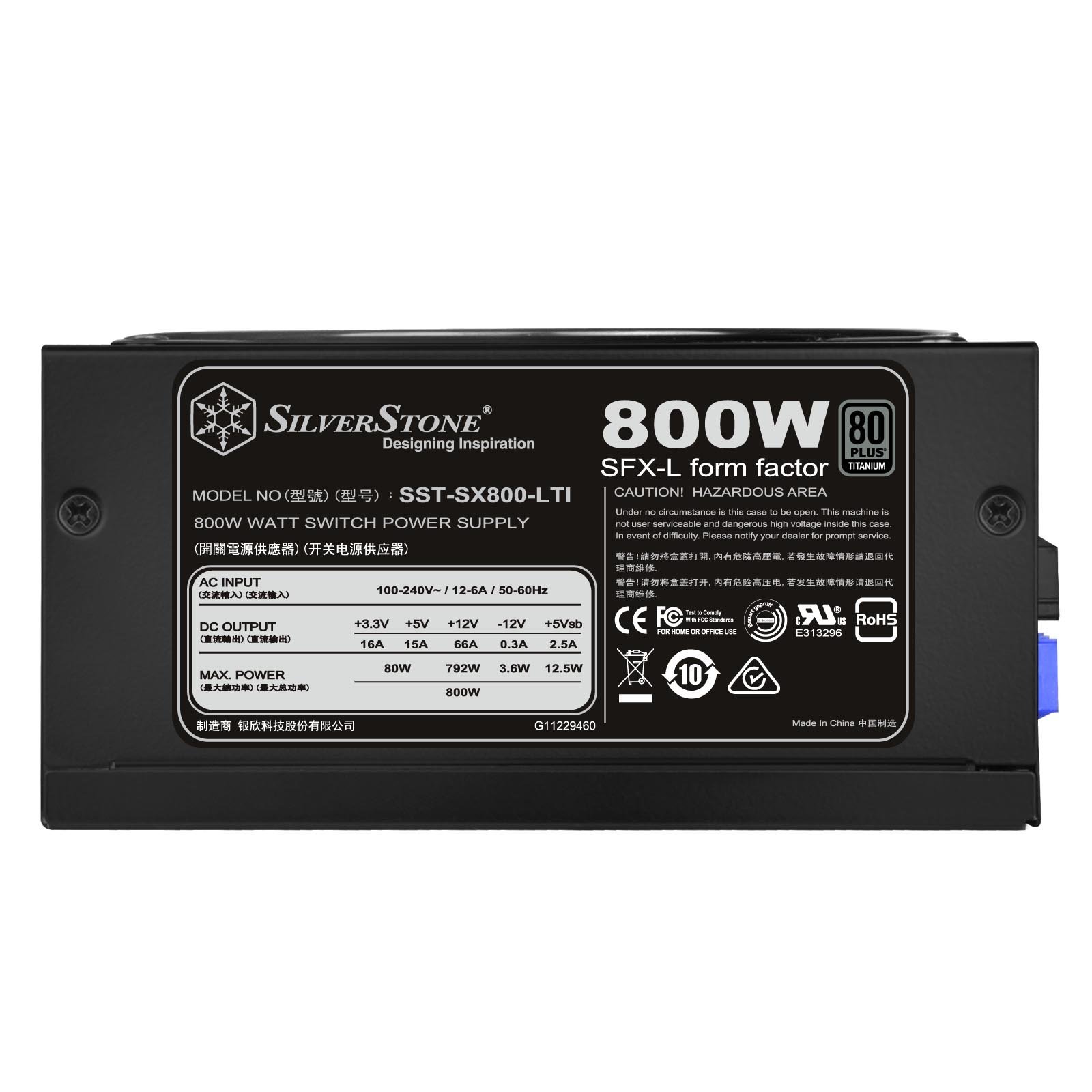 Foto 3 pulgar | Fuente De Alimentación Silverstone Sx800-lti 800w 80 Plus Titanium - Venta Internacional.