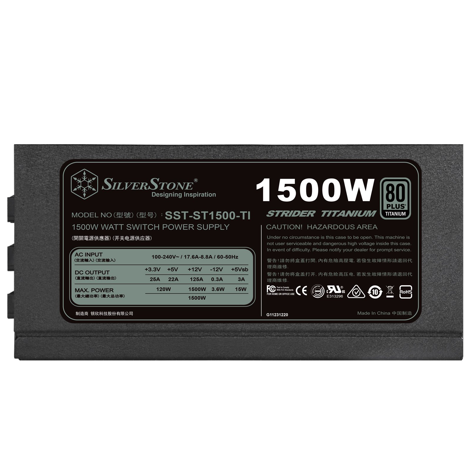 Foto 5 pulgar | Fuente De Alimentación Silverstone Tek 1500w 80 Plus Titanium Atx - Venta Internacional.