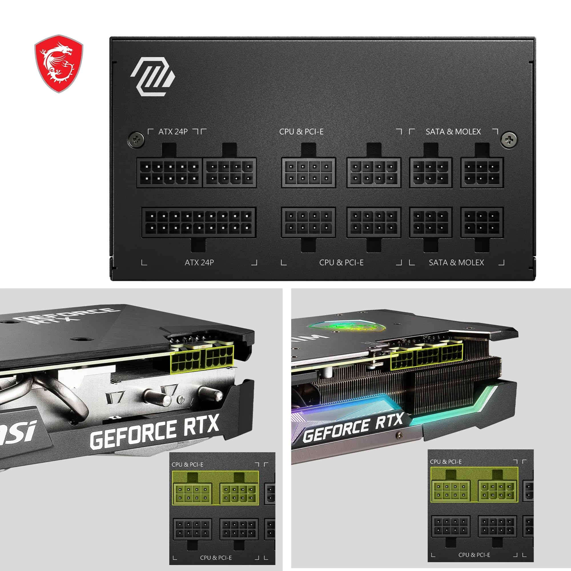 Foto 5 pulgar | Fuente De Alimentación Msi Mag A650gl 650w 80 Plus Gold 80+ Gold - Venta Internacional.
