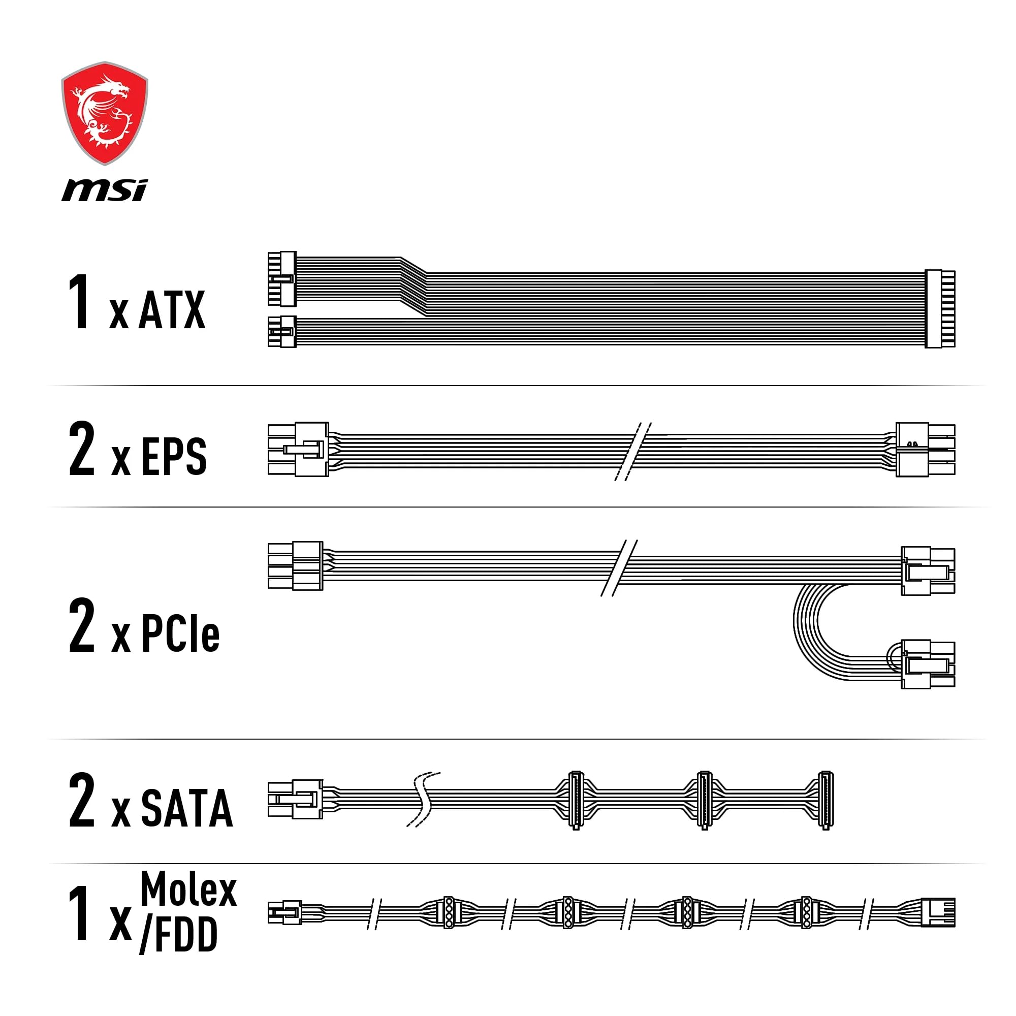 Foto 6 pulgar | Fuente De Alimentación Msi Mag A650gl 650w 80 Plus Gold 80+ Gold - Venta Internacional.