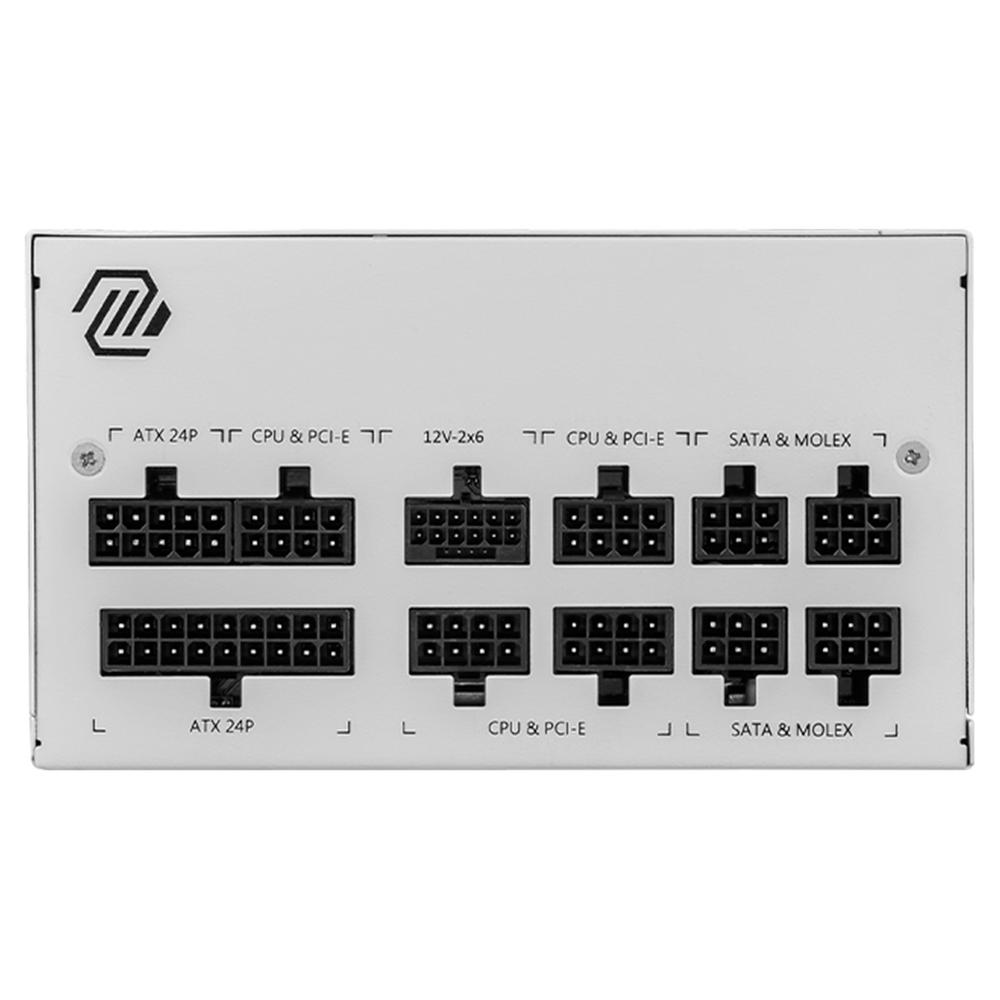 Foto 3 pulgar | Fuente De Poder Pc 850w Gamer Msi Mag A850gl Pcie5 White 80 Plus Gold Modular