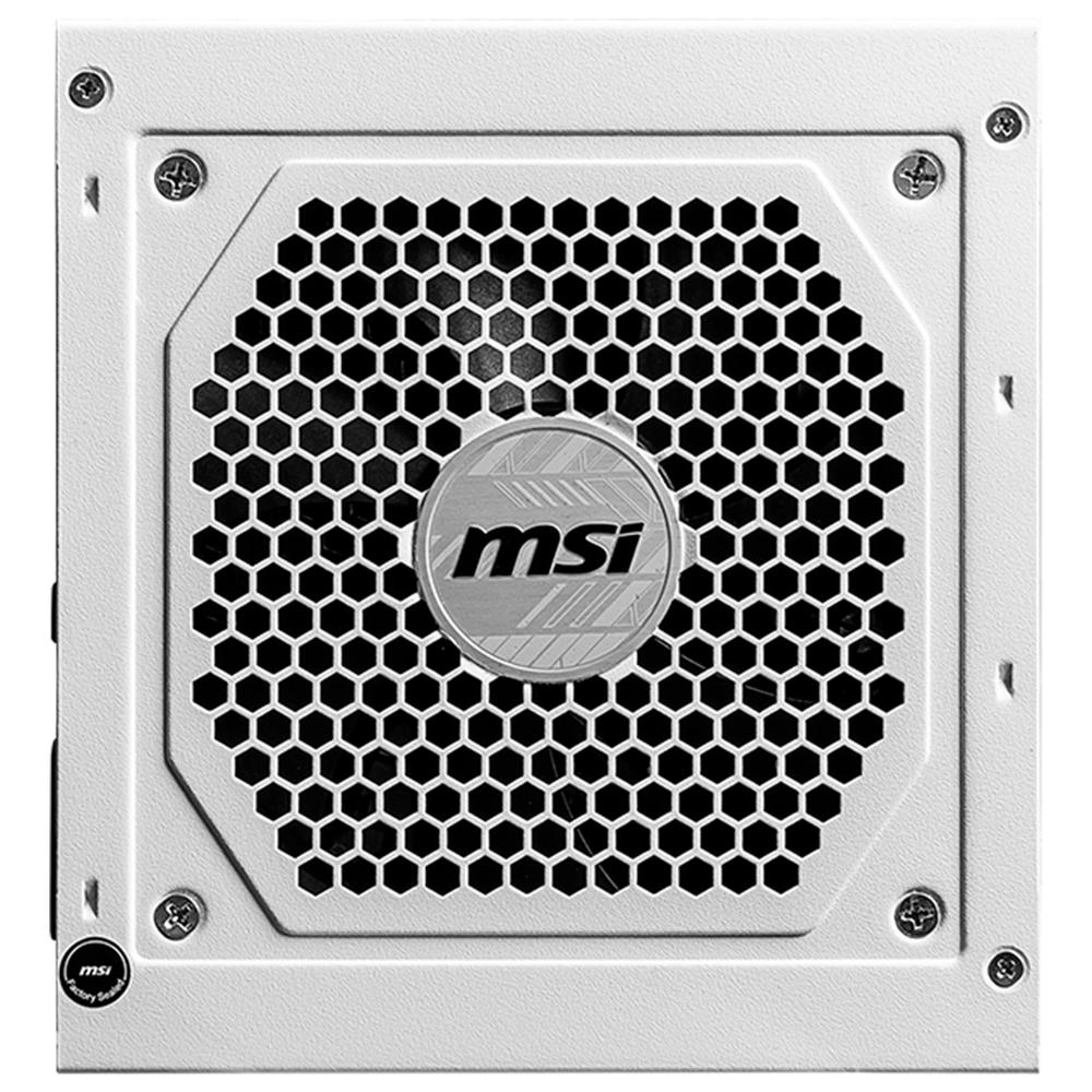 Foto 6 | Fuente De Poder Pc 850w Gamer Msi Mag A850gl Pcie5 White 80 Plus Gold Modular