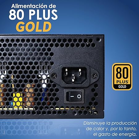 Foto 2 | Fuente De Poder Archy 650w A 40ºc Gamer Pc 80 Plus Gold Ventilador Ultra Silencioso De 120mm Protecciones Opp Uvp Scp