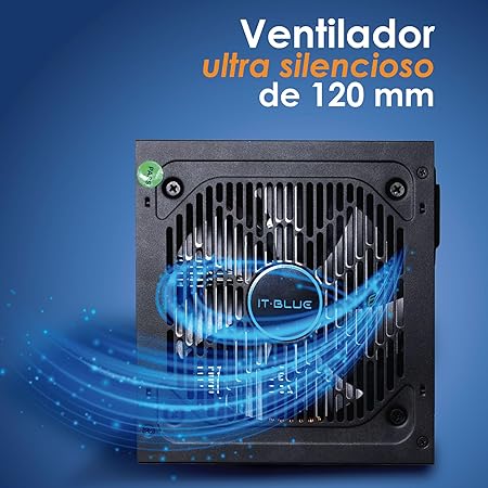 Foto 4 pulgar | Fuente De Poder Archy 650w A 40ºc Gamer Pc 80 Plus Gold Ventilador Ultra Silencioso De 120mm Protecciones Opp Uvp Scp