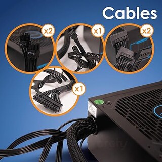 Foto 4 | Fuente De Poder Archy 650w A 40ºc Gamer Pc 80 Plus Gold Ventilador Ultra Silencioso De 120mm Protecciones Opp Uvp Scp