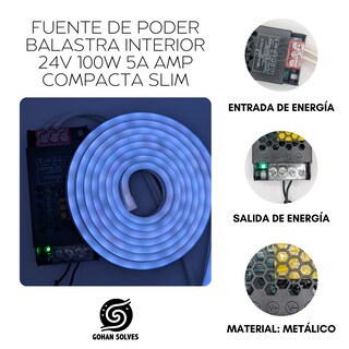 Foto 4 | Fuente Poder Transformador 24v 100w 5a Amp Balastra Interior