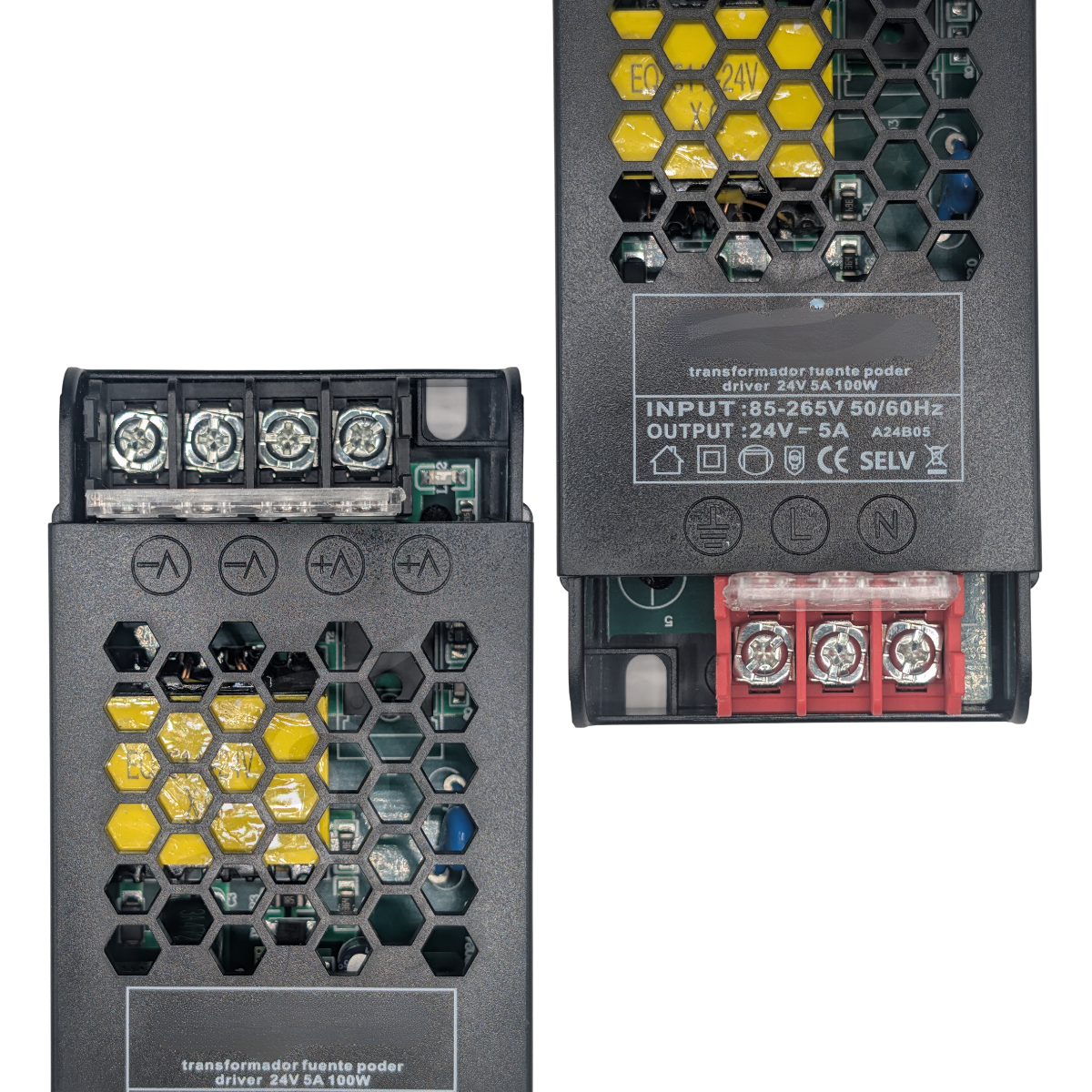 Foto 9 pulgar | Fuente Poder Transformador 24v 100w 5a Amp Balastra Interior
