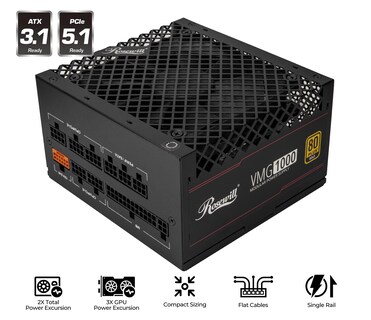 Foto 2 | Fuente De Alimentación Rosewill Vmg 1000w 80+ Gold Completamente Modular - Venta Internacional.