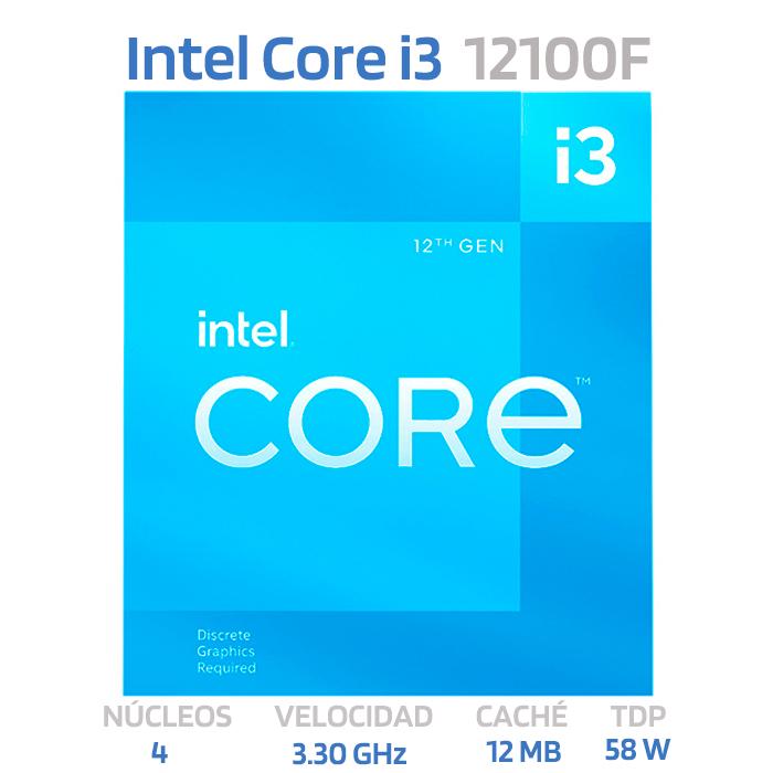 Foto 3 pulgar | Procesador Intel Core I3 12100f 4.3 Ghz 4 Core 1700 Bx8071512100f