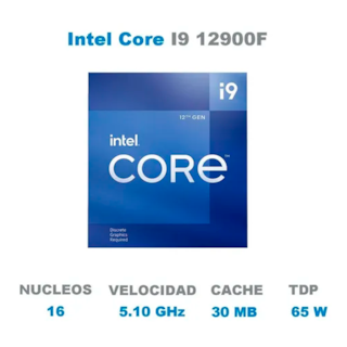 Foto 3 | Procesador Intel Core I9 12900f 5.1 Ghz 1700 BX8071512900F
