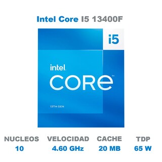 Foto 2 | Procesador Intel Core I5 13400f 4.6 Ghz 10 Core 1700 Bx8071513400f Color Azul