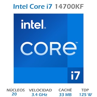 Foto 2 | Procesador Intel Core I7 14700kf 3.4ghz 20 Core Lga1700 Bx8071514700kf