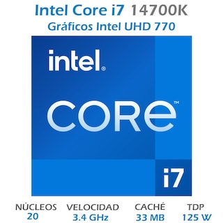 Foto 2 | Procesador Intel Core I7 14700k 3.4ghz 20 Core Lga1700 Bx8071514700k