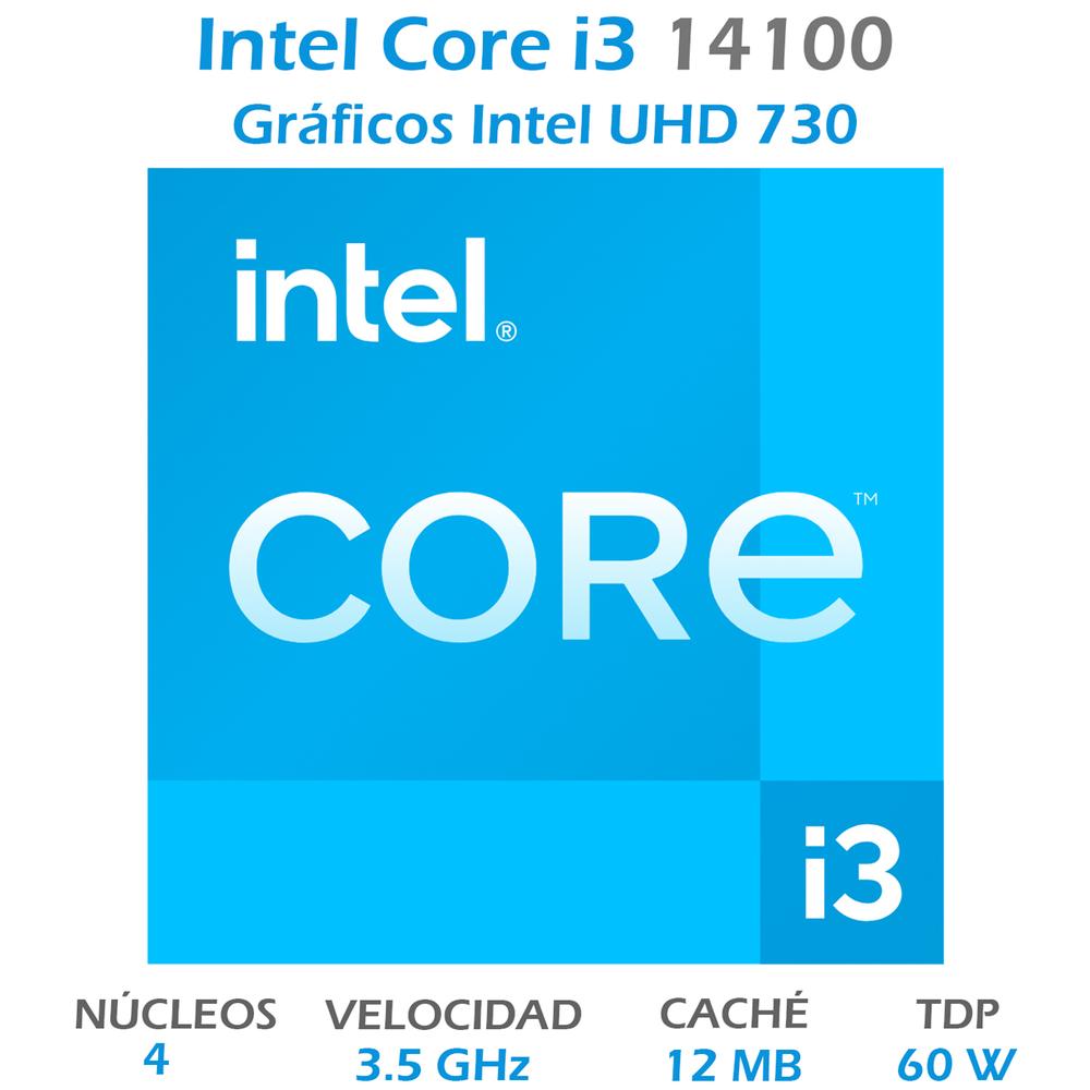 Foto 3 pulgar | Procesador Intel Core I3 14100 3.5ghz 4 Core LGA1700 BX8071514100