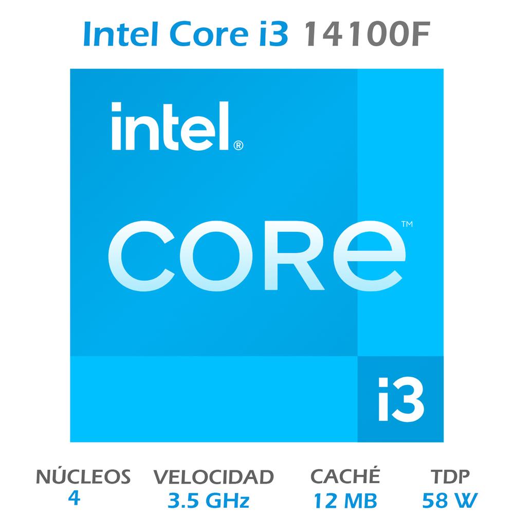 Foto 3 pulgar | Procesador Intel Core I3 14100f 3.5ghz 4 Core LGA1700 BX8071514100F