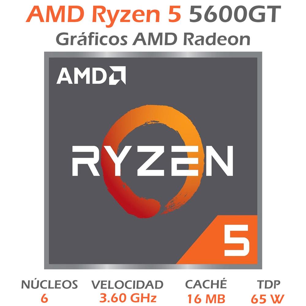 Foto 3 pulgar | Procesador Amd Ryzen 5 5600gt 3.6 Ghz Six Core Am4 100-100001488box