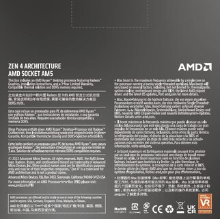 Foto 4 | Procesador De Escritorio Amd Ryzen 5 7600x De 6 Núcleos Y 12 Subprocesos - Venta Internacional.