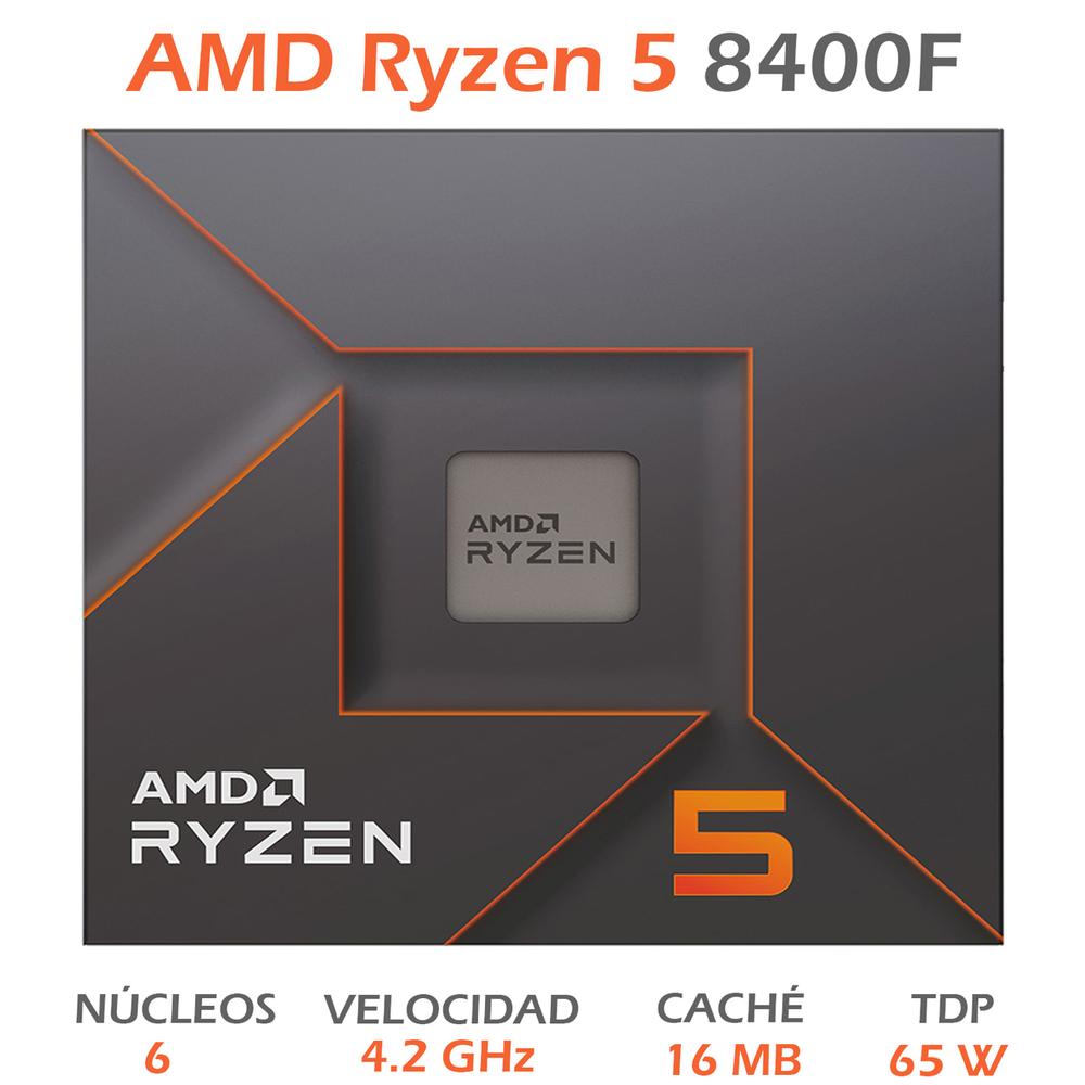 Foto 3 pulgar | Procesador Amd Ryzen 5 8400f 4.2 Ghz Six Core Am5 100-100001591box