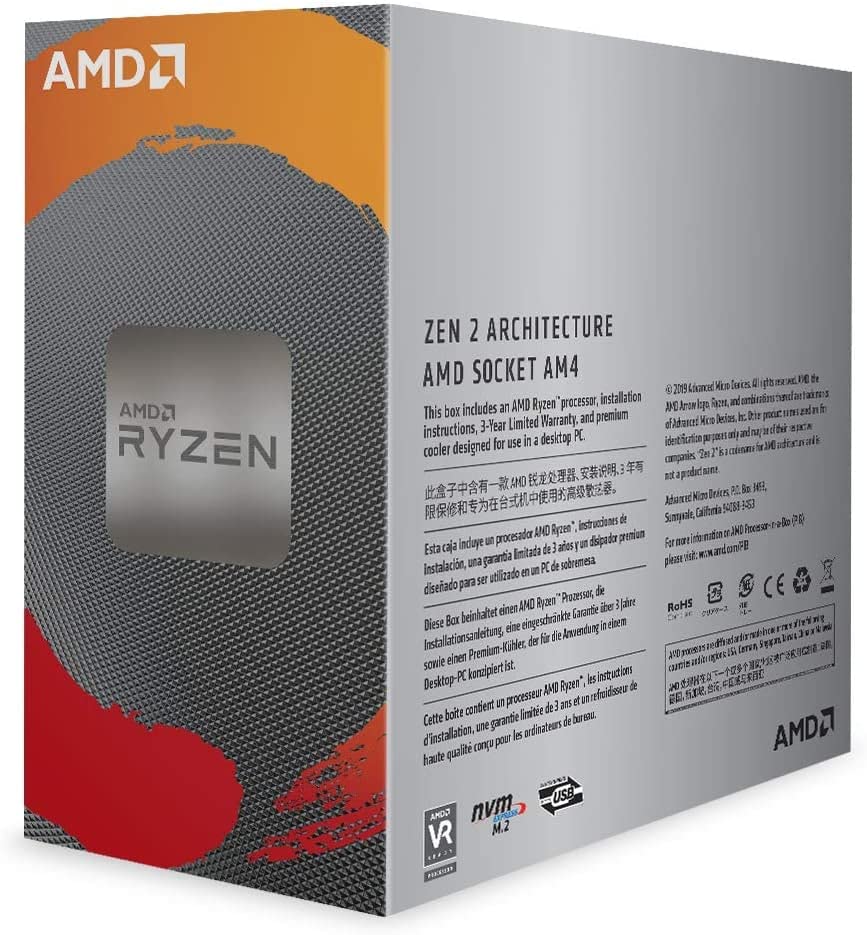 Foto 3 | Procesador Amd Ryzen 5 3600 6 Núcleos y 12 Hilos con Enfriador - Venta Internacional