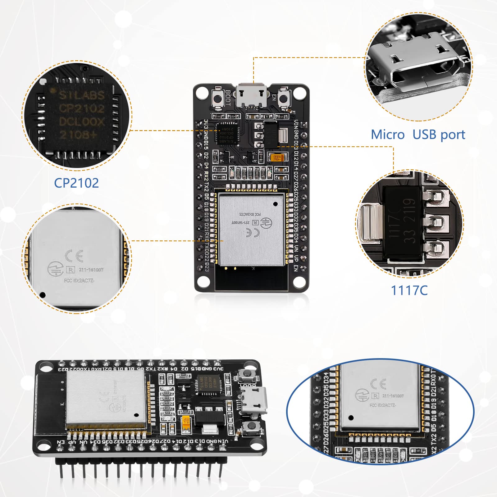 Foto 4 | Placa De Desarrollo Flutesan Wifi Dual Cores De 2,4 Ghz X3 - Venta Internacional.