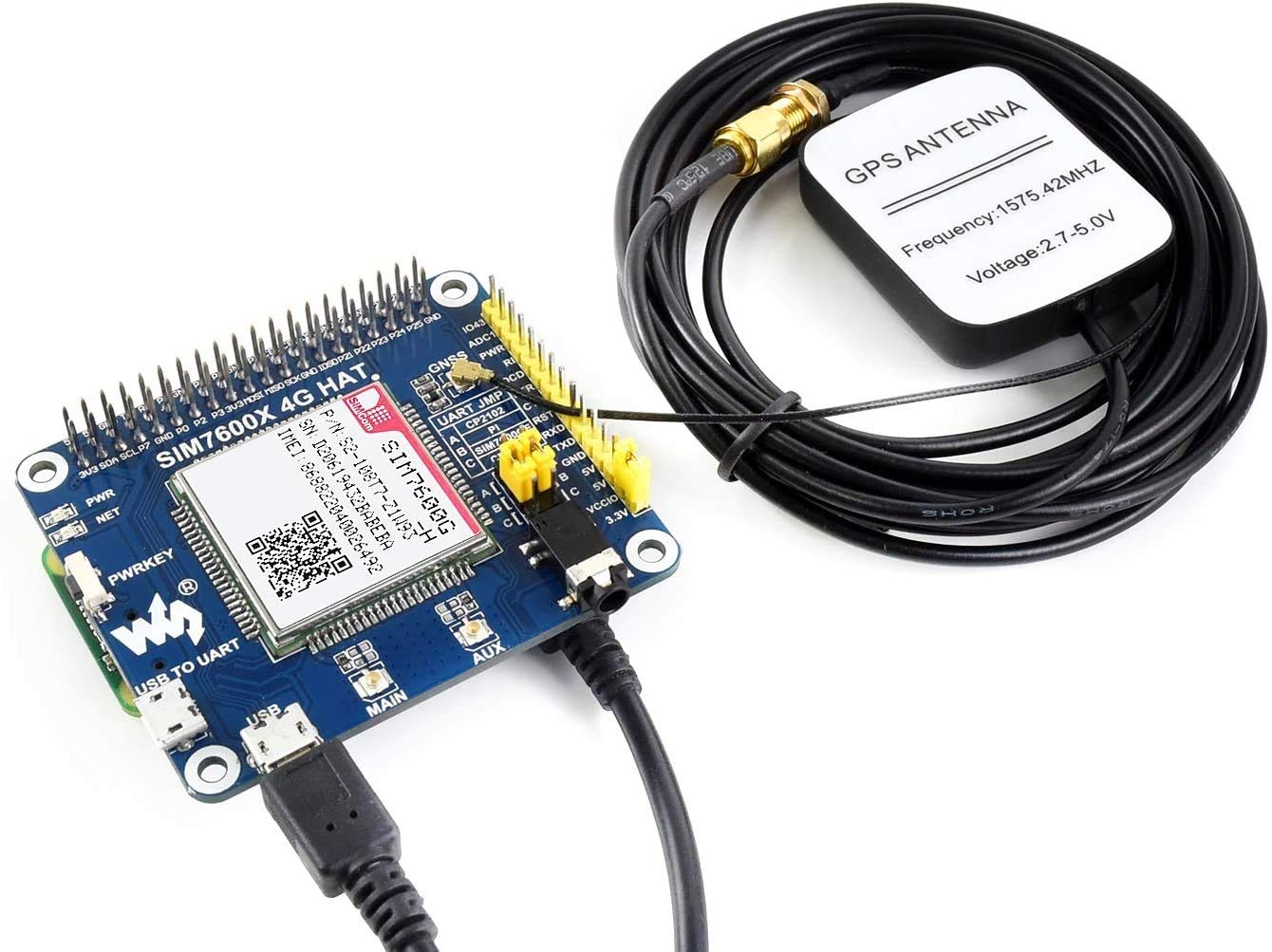 Foto 5 pulgar | Módulo Hat 4g/3g/2g/gsm/gprs/gnss Para Raspberry Pi - Venta Internacional.
