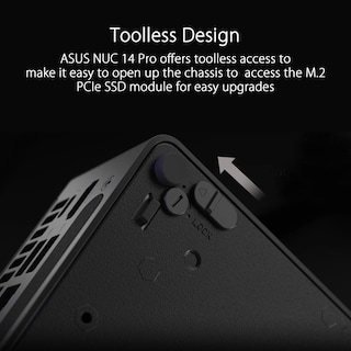 Foto 5 | Barebone Asus Nuc 14 Pro Tall Con Procesador Intel Core 3 100u De 14.ª Generación - Venta Internacional.