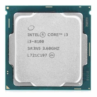 Foto 1 | Cpu Intel Core I3 8100 Usada 3 6 Ghz 4 Núcleos 4 Hilos 14 Nm Y 65 W - Venta Internacional.