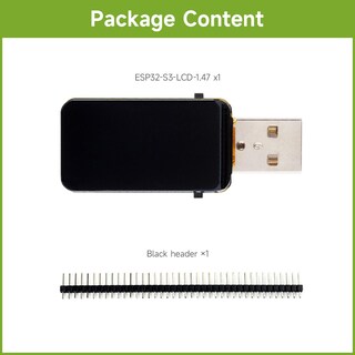 Foto 2 | Placa De Desarrollo Waveshare Esp32-s3 Lcd De 1 47 Pulgadas Con Wifi Y Ble - Venta Internacional.