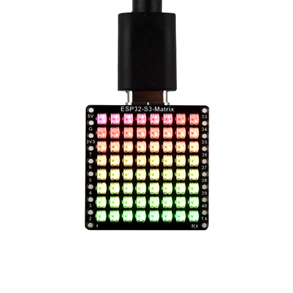 Foto 2 pulgar | Placa De Desarrollo Waveshare Esp32-s3-matrix Con Led Rgb 8x8 - Venta Internacional.