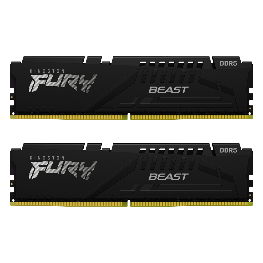 Foto 2 pulgar | Memoria Ram Ddr5 32gb 6000mhz Kingston Fury Beast 2x16gb color Negro