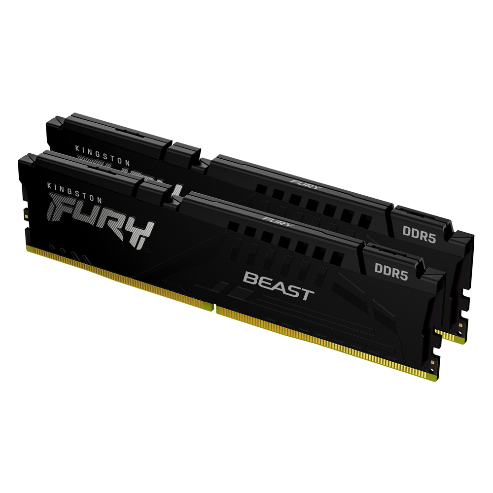 Foto 3 pulgar | Memoria Ram Ddr5 32gb 6000mhz Kingston Fury Beast 2x16gb color Negro