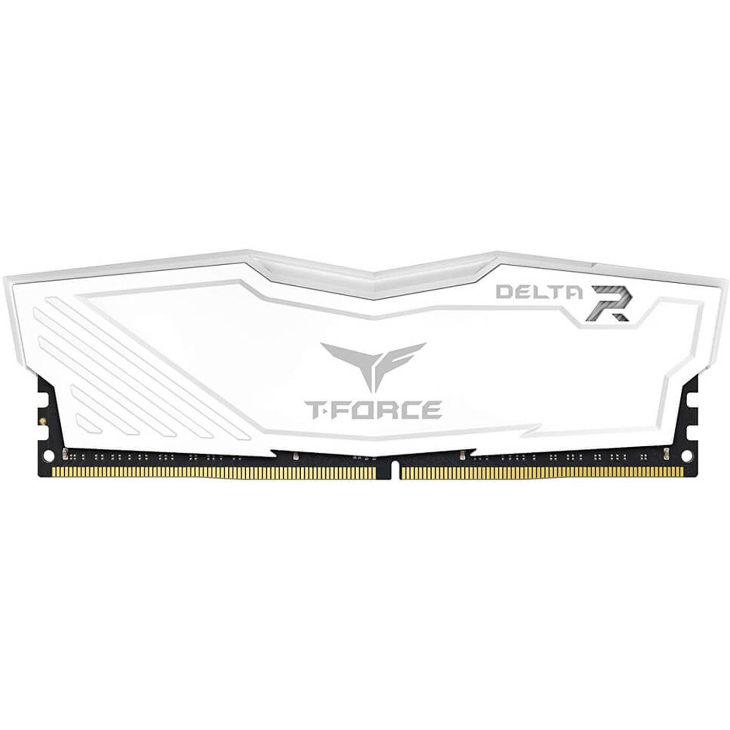 Foto 4 pulgar | Memoria RAM DDR4 8 GB 3600 mhz Teamgroup T-force Delta RGB color Blanco